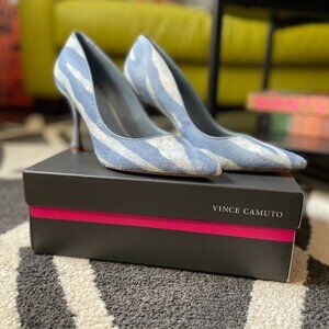Vince Camuto Cadie Zebra Print Genuine Calf Hair Pump | Size 7.5 | New w/ Box